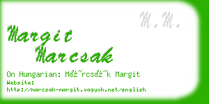 margit marcsak business card